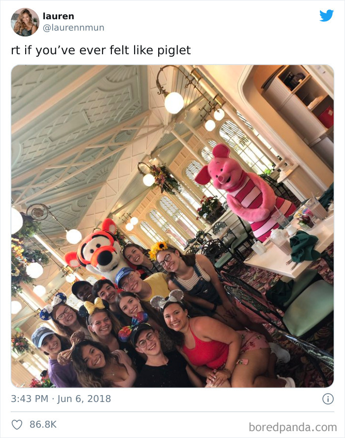 "Have You Ever Felt Like Piglet?"