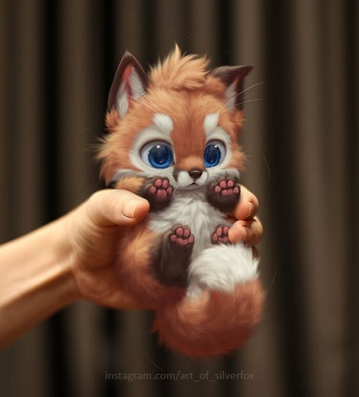 Digital-Art-Cute-Animal-Illustrations-In-Reality-Yee-Chong