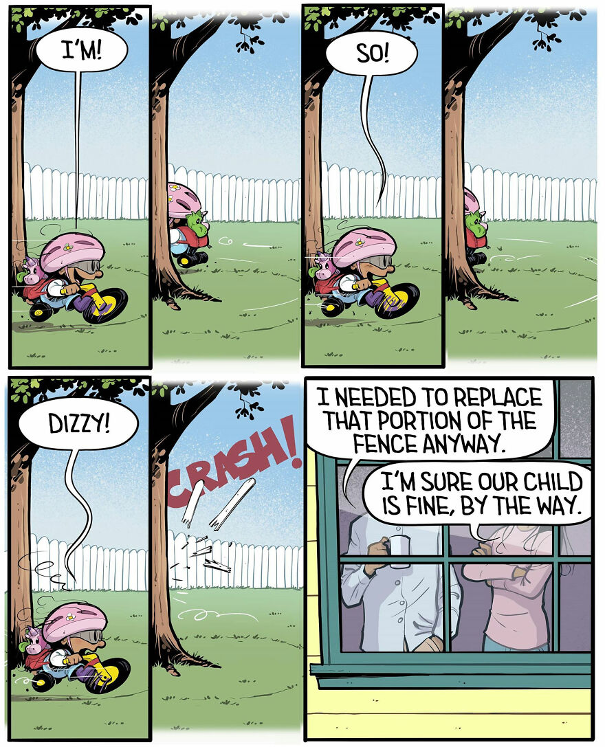 Comics Show In A Creative And Fun Way How A Little Girl Sees Life