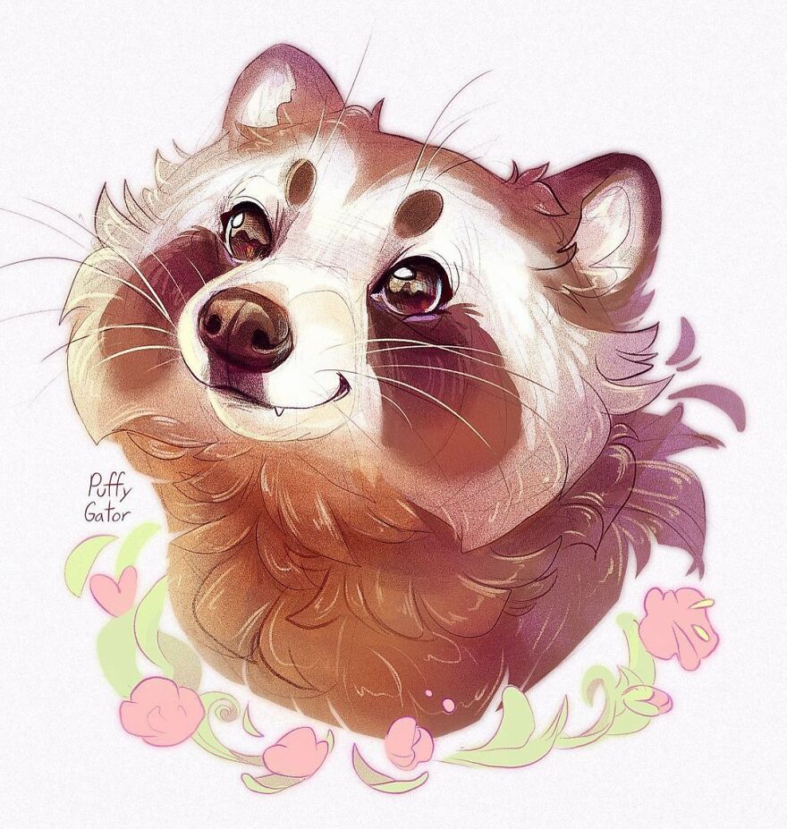 Cute-Animal-Illustrations-Puffygator-Nana-Key