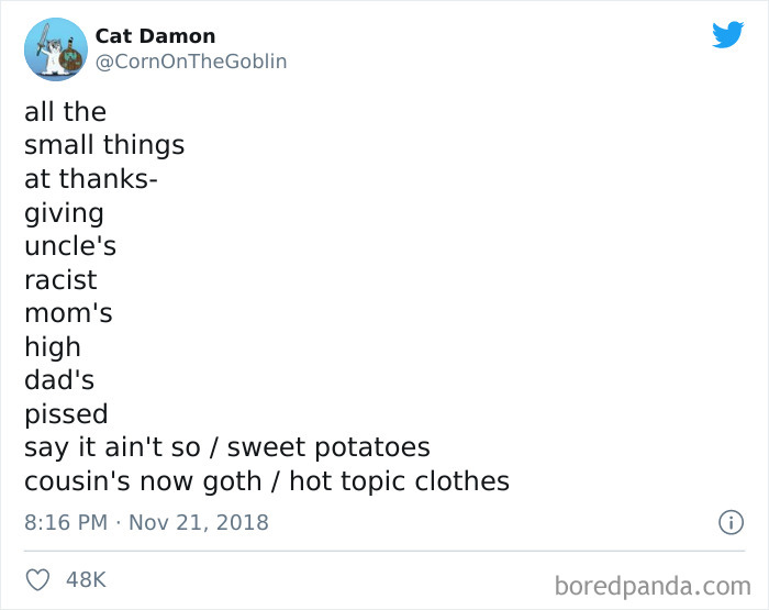 Social distancing Thanksgiving meme about family chaos and sweet potatoes.