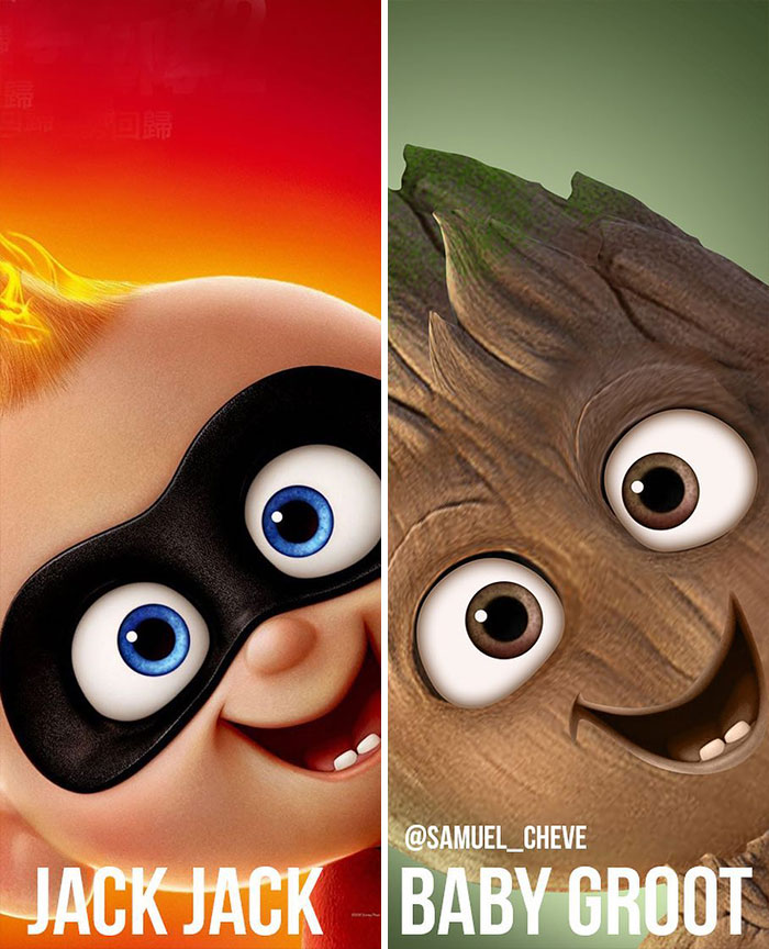 Jack Jack And Baby Groot