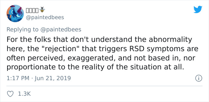 Person Gives A Spot-On Explanation Of Rejection-Sensitive Dysphoria, Many Are Surprised This ADHD Symptom Has A Name Person Gives A Spot-On Explanation Of Rejection-Sensitive Dysphoria, Many Are Surprised This ADHD Symptom Has A Name