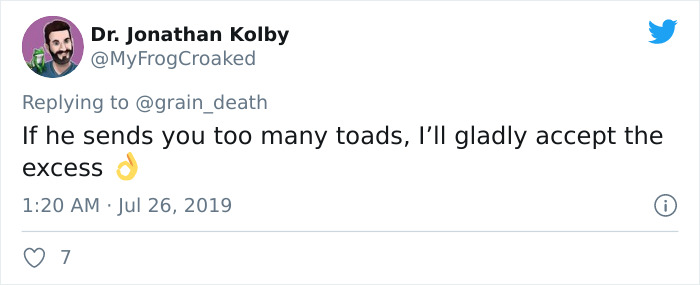 Unknown Number Starts Sending This Guy Toad Pics Without Any Context, Hilarity Ensues Unknown Number Starts Sending This Guy Toad Pics Without Any Context, Hilarity Ensues