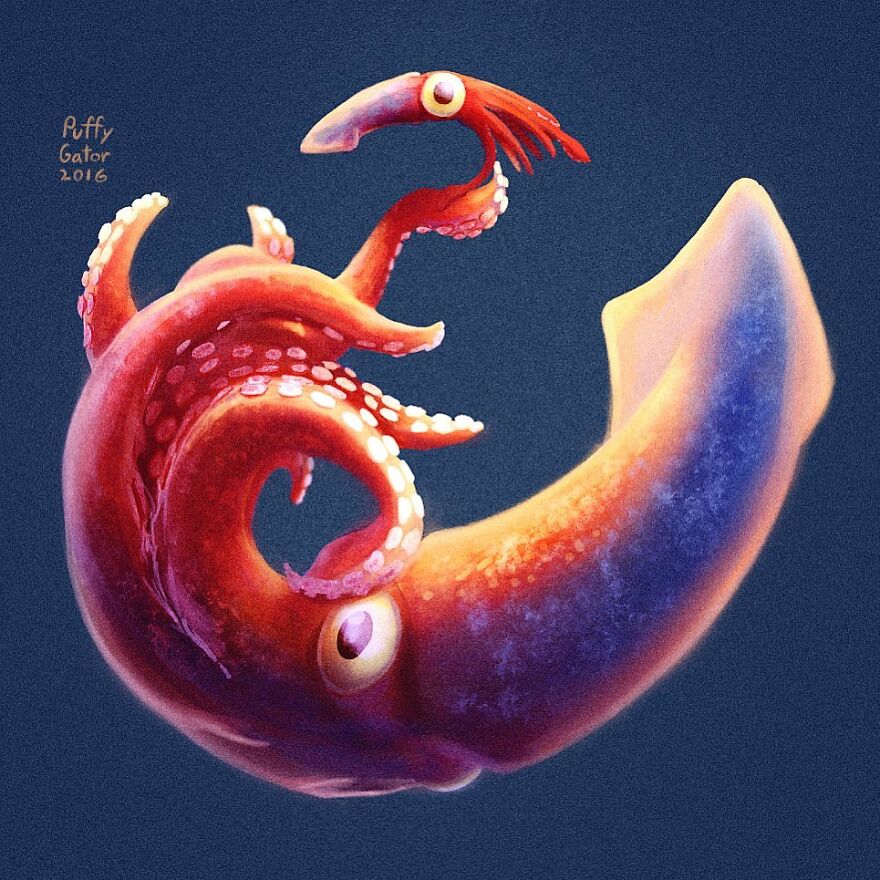 Cute-Animal-Illustrations-Puffygator-Nana-Key