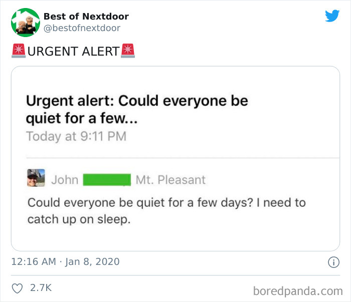 Neighbours-Nextdoor-Tweets