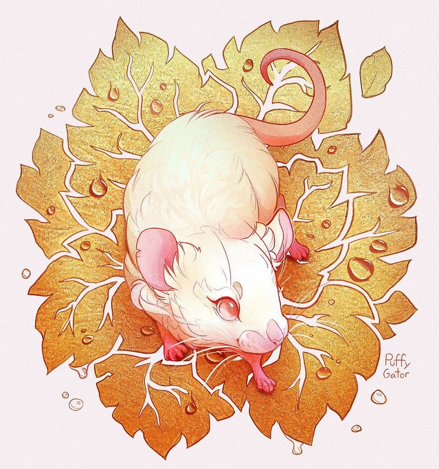 Cute-Animal-Illustrations-Puffygator-Nana-Key