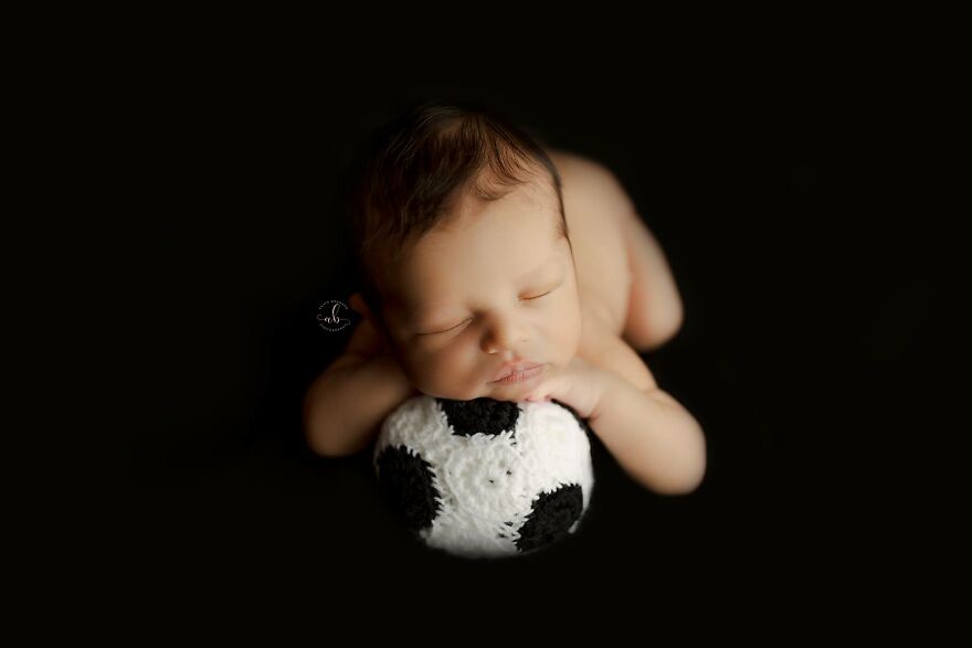 Newborn Babies In Studio