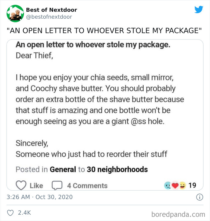 Neighbours-Nextdoor-Tweets