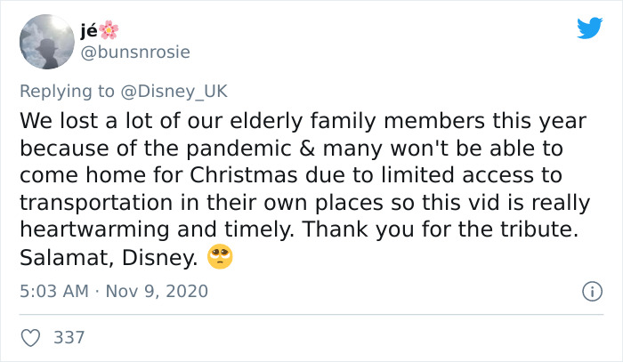 Disney's Newest Christmas Ad Is Hitting People Right In The Feels Disney's Newest Christmas Ad Is Hitting People Right In The Feels