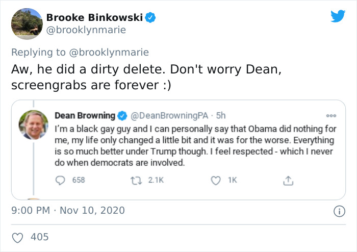 White Politician Forgets To Switch Accounts, Starts Commenting As A Black Trump Supporter White Politician Forgets To Switch Accounts, Starts Commenting As A Black Trump Supporter