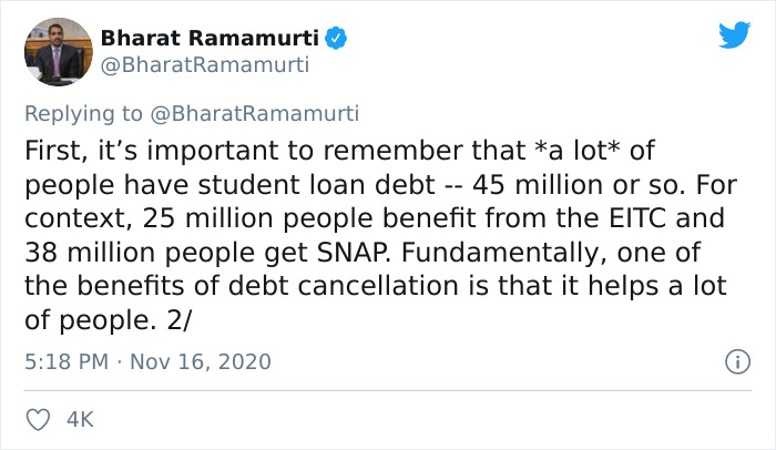 Attorney Explains Why Student Debt Cancellation Might Be Good For The Economy, Goes Viral On Twitter Attorney Explains Why Student Debt Cancellation Might Be Good For The Economy, Goes Viral On Twitter