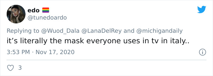 Lana Del Rey Responds To People Who Criticized Her For Wearing A Mesh Face Covering During The Coronavirus Pandemic