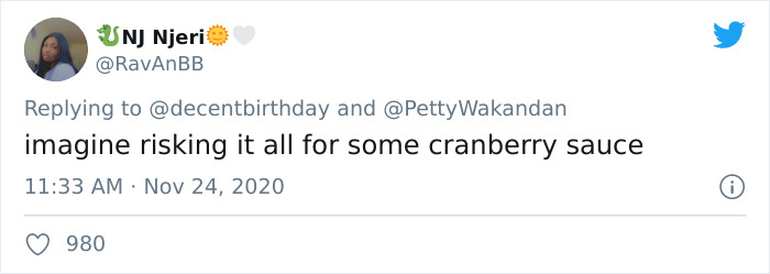 "You Can Serve It At My Funeral": Over 400K People On Twitter Are Applauding This Grandma For Coming Up With The Perfect Response To Her Son's Thanksgiving Dinner Invitation "You Can Serve It At My Funeral": Over 400K People On Twitter Are Applauding This Grandma For Coming Up With The Perfect Response To Her Son's Thanksgiving Dinner Invitation