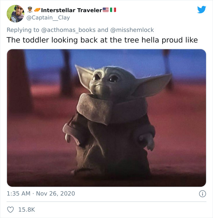 415K People On Twitter Are Cracking Up At The Way This 4 Y.O. Toddler Decorated Her Grandma's Christmas Tree 415K People On Twitter Are Cracking Up At The Way This 4 Y.O. Toddler Decorated Her Grandma's Christmas Tree