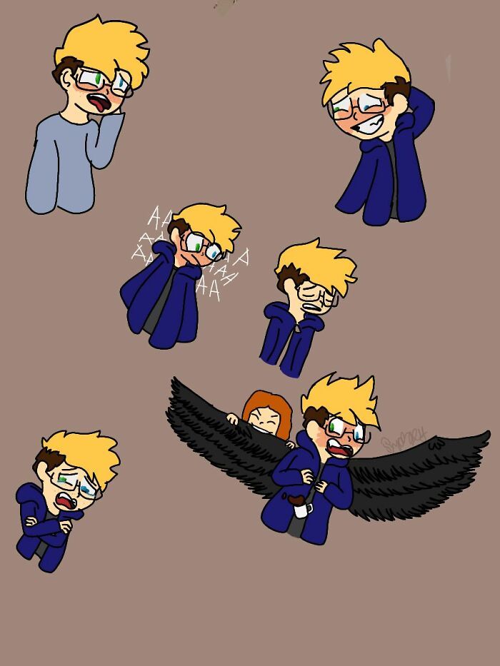 Sketch Page Of My Boy Liam. I'm Really Proud Of It