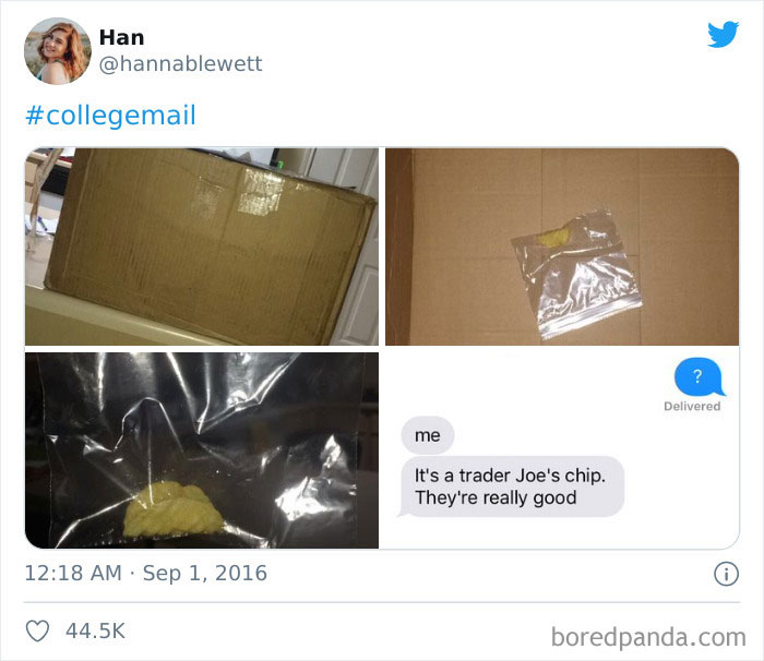 Dad Sent His Daughter A Single Potato Chip