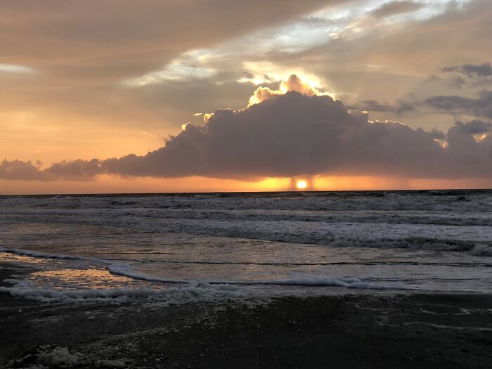 Rain On Either Side Of The Sun, Just Before Hurricane Michael Came Ashore