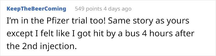 "My Experience With The Pfizer Covid Vaccine": Trial Participant's Honest Post Goes Viral