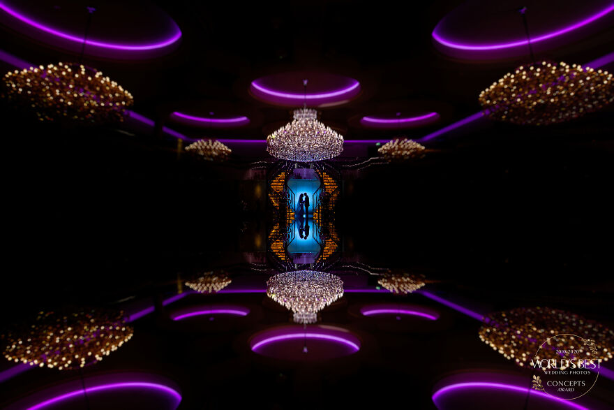 And Another Perfectly Symmetrical Black And Purple Silhouette By Eppel Fotografie