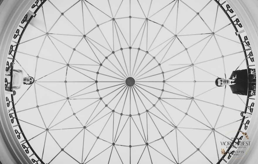 This Unique Angle Framing Against Artistic Skylight By Sam Hurd