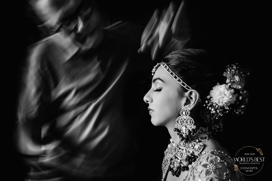 Slow Motion Capture Of A Bride Being Blessed By William Lambelet