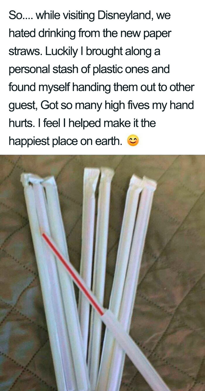 Straws At Disneyland