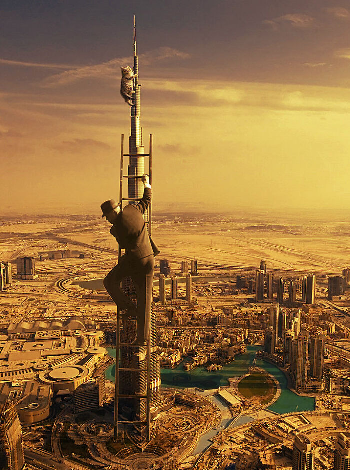 What Would Happen If Giant People "Invaded" Our Cities? Digital Artists Bring That Answer