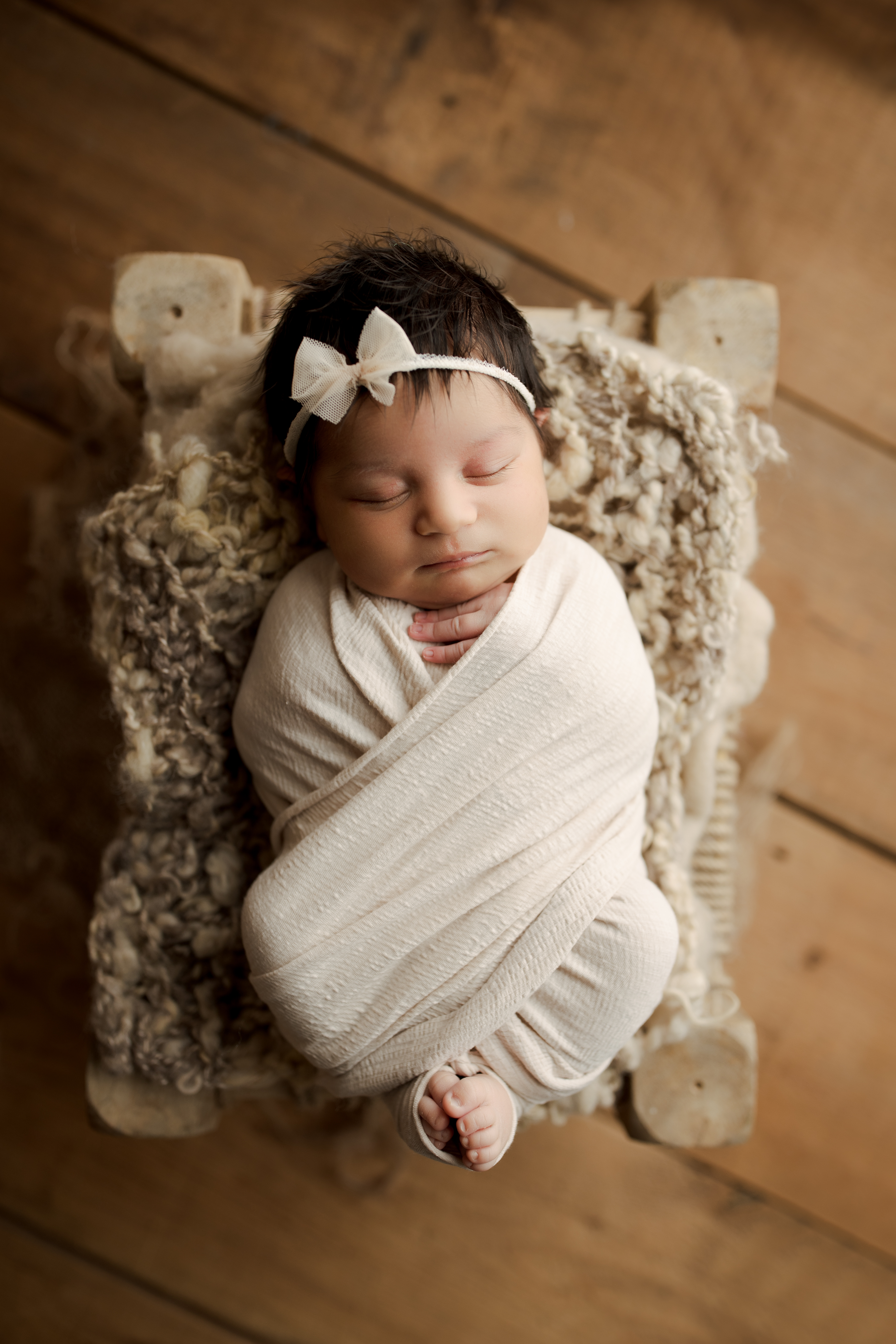 Newborn Babies In Studio