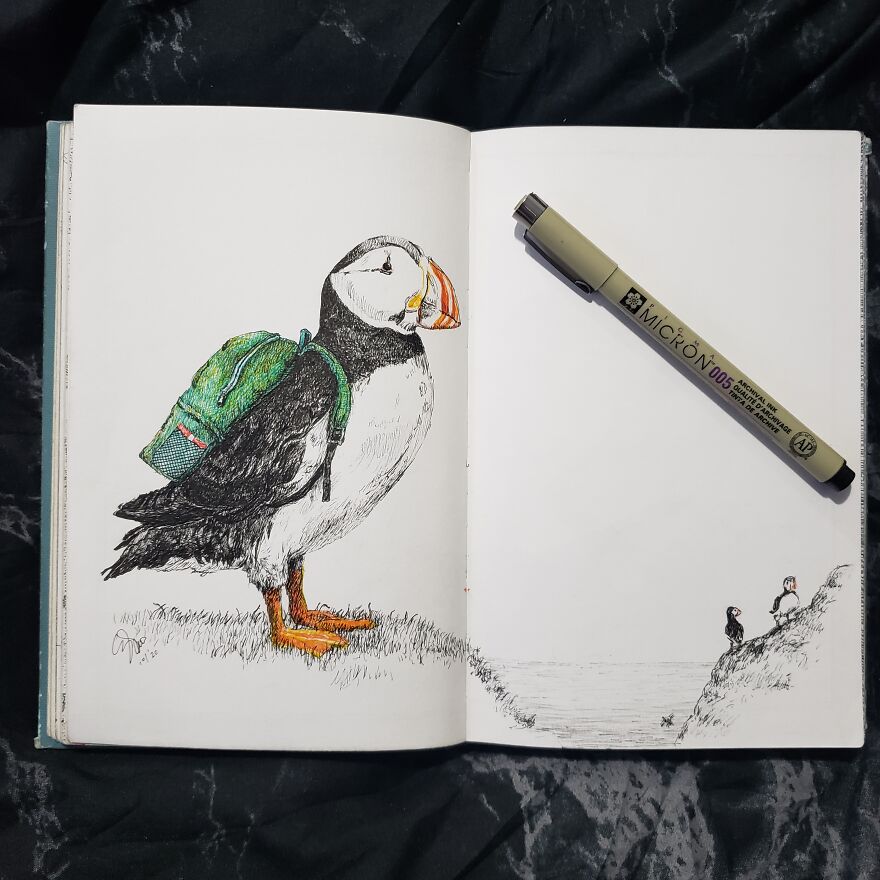 Puffin's First Day Of School