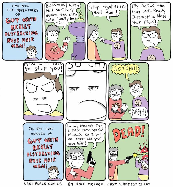 Really Distracting Nose Hair Man