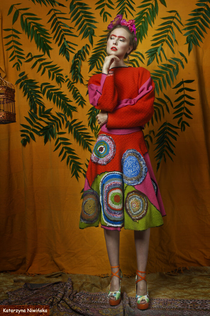 Katarzyna Niwinska's 'Rainbow Frida' Photosession