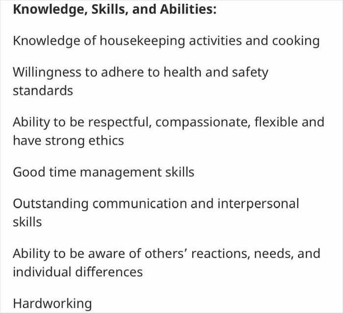 "They're Asking To Hire A Stay-At-Home Parent": Job Listing For Nanny Goes Viral For Having Ridiculous Requirements "They're Asking To Hire A Stay-At-Home Parent": Job Listing For Nanny Goes Viral For Having Ridiculous Requirements