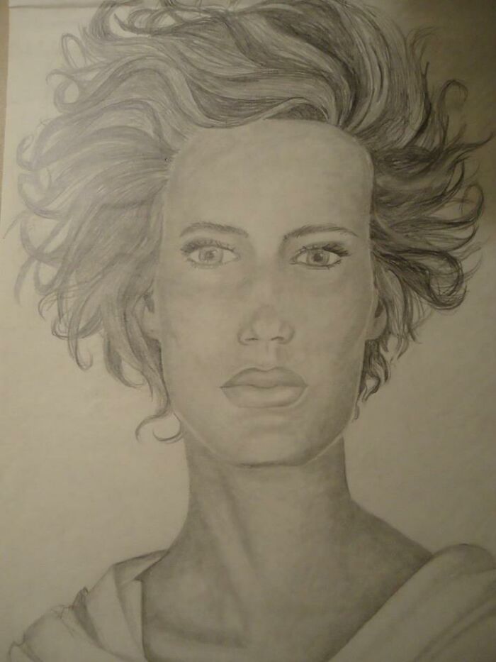 Random Person I,ve Drawn With Pencil