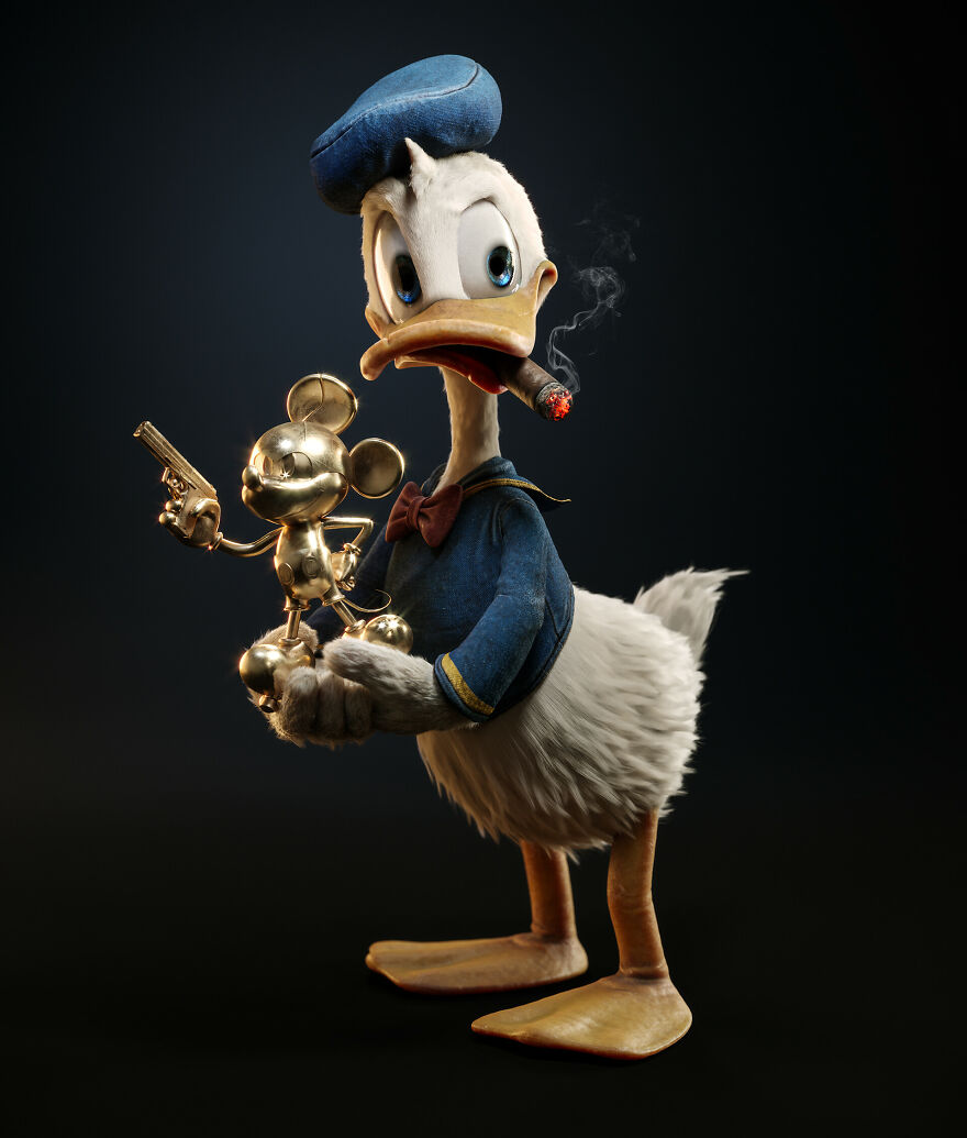 Donald Duck Found A Treasure