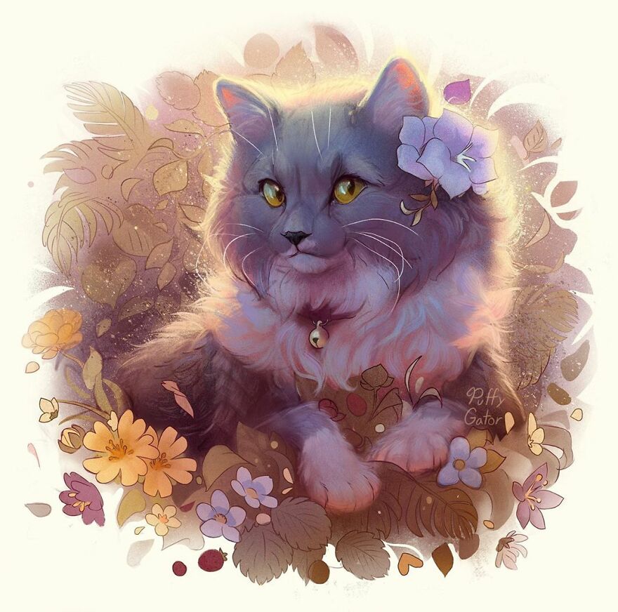 Cute-Animal-Illustrations-Puffygator-Nana-Key