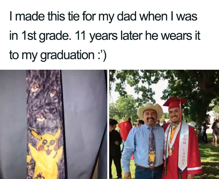 And This Dad Who Has Been Proud Of His Son's Work At Every Age