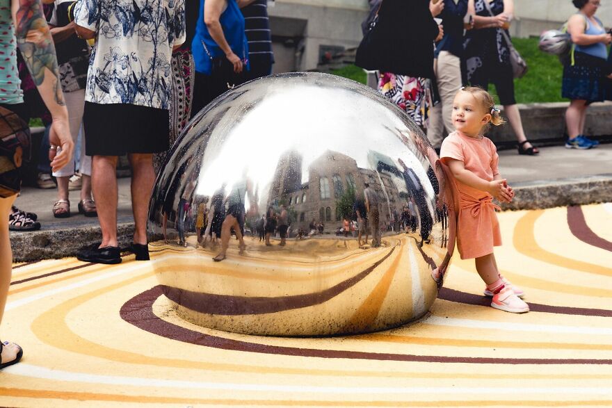 Optical Illusion Transforms A Street In Montreal Into Wavy Sand Dunes Optical Illusion Transforms A Street In Montreal Into Wavy Sand Dunes