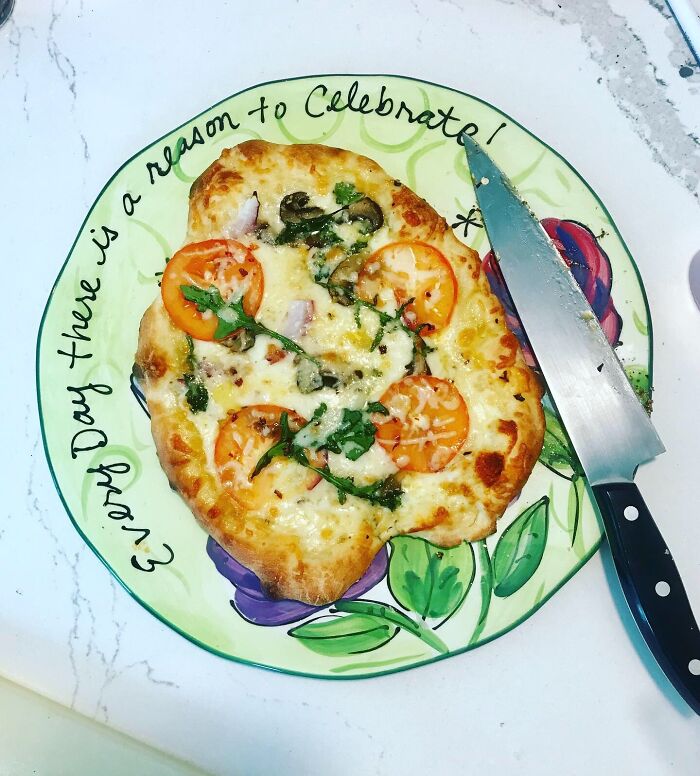 Grilled Pizza With Homegrown Veggies!