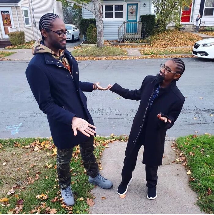 Our City Councillor And His Daughter Dressed As Him