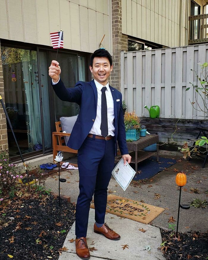 On The Last Day To Register To Vote In Virginia, My Brother-In-Law Finally Became A Citizen