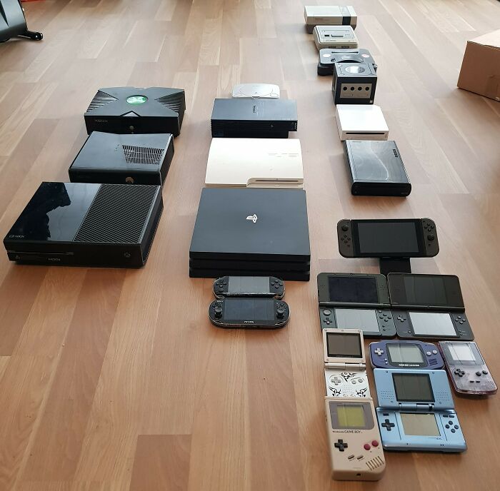 "Family Photo" Of My Console Collection