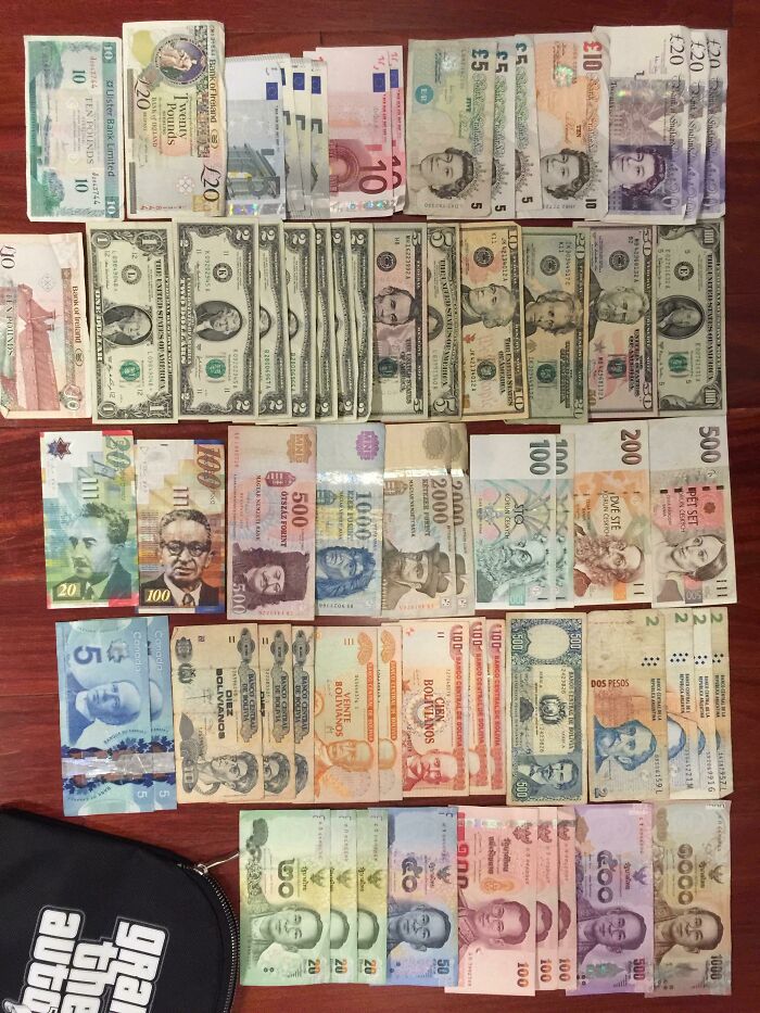 I Collect Money From Everywhere I Travel