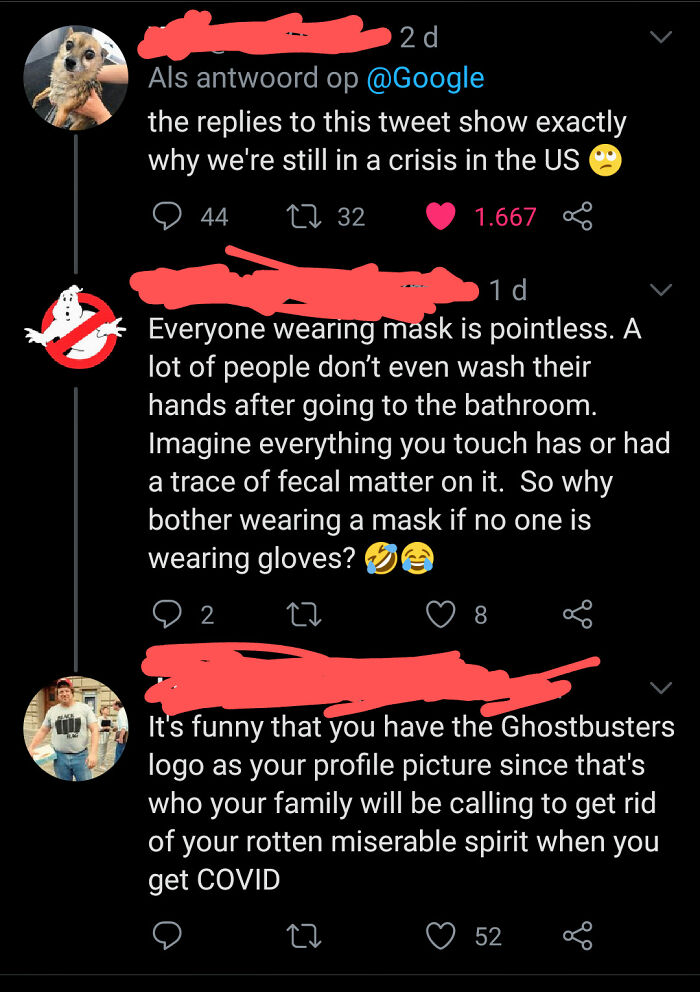 On A Post About Wearing Masks