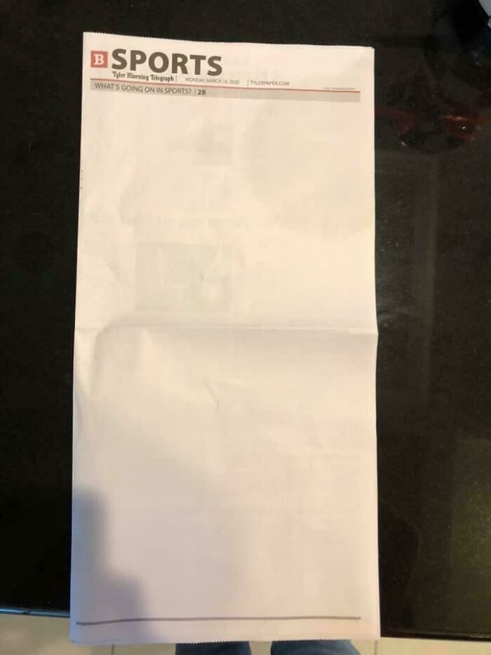 My Local Newspaper Has Jokes..