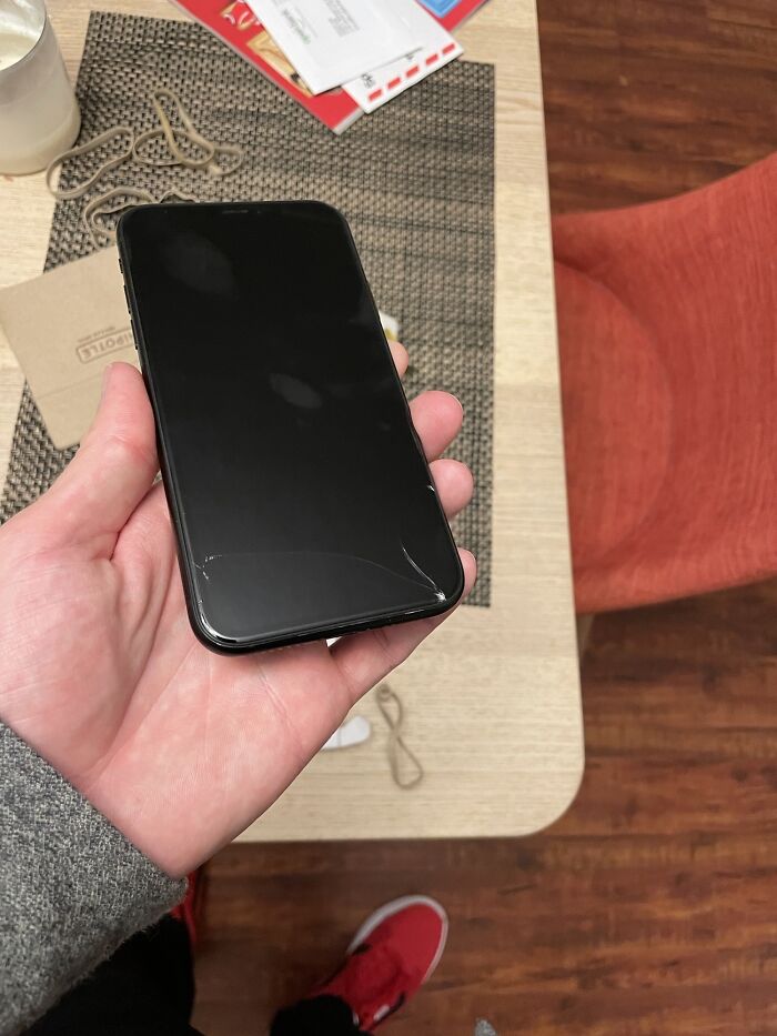 Just Paid $80 To Replace The Screen So I Could Trade It In. Dropped It Unlocking The Front Door When I Got Home
