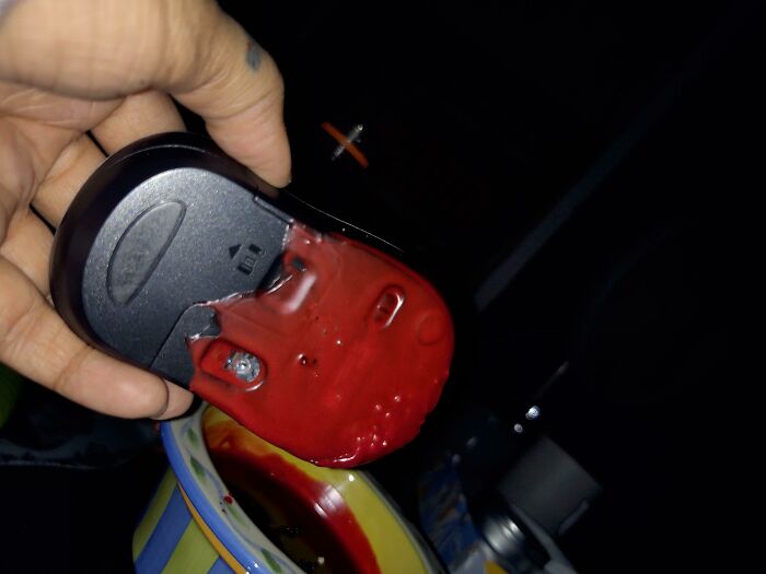 Dropped My Wireless Mouse Into A Candle
