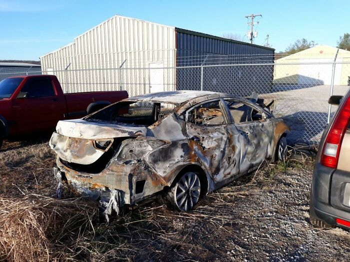 My Car Was Stolen The Other Night And Found Several Hours Later On Fire In A Field. This Really Sucks