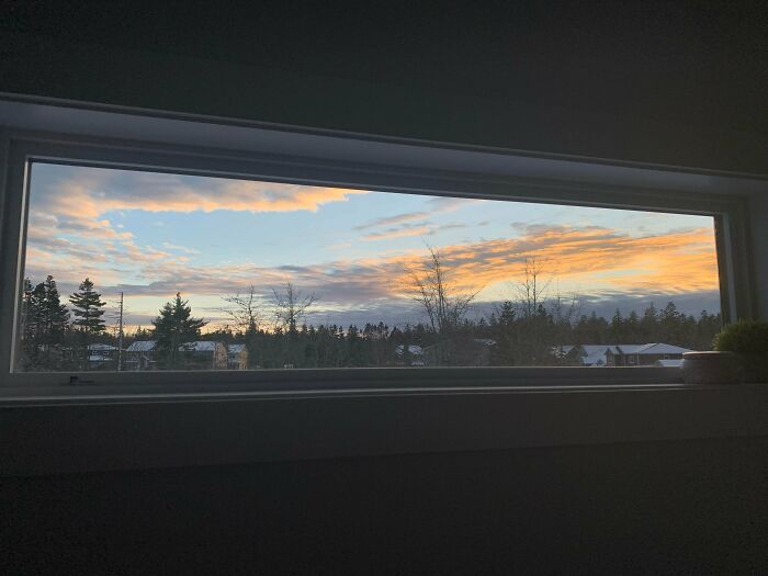 My Bathroom Window Looks Like A Painting
