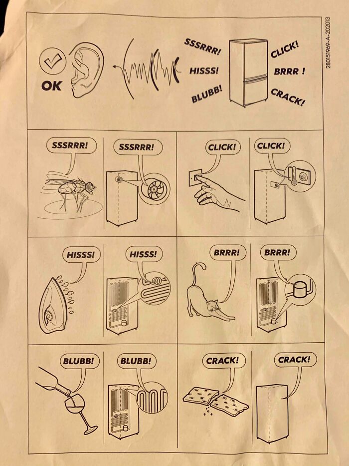 My New Fridge Came With A Noise Description